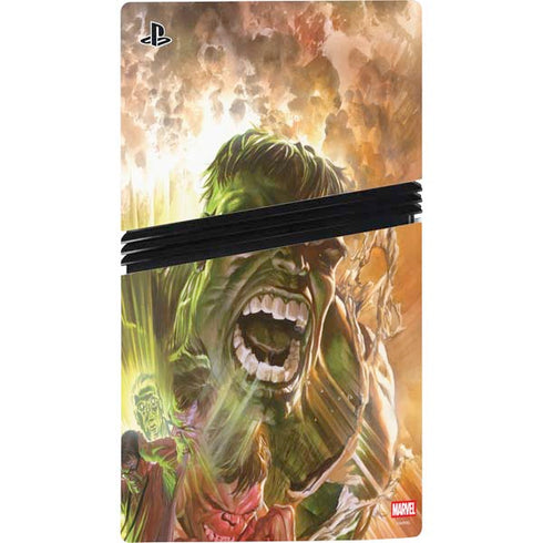 Marvel Hulk Savage Hulk PS5 Pro Disk Bundle  Skin